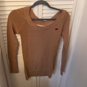 Brown long sweater